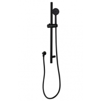 Matte Black Sliding Rail Shower Set